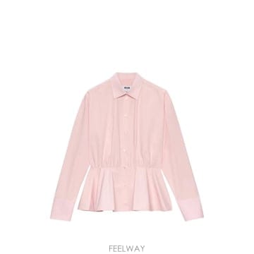 당일배송 엠에스지엠 페플럼 셔츠