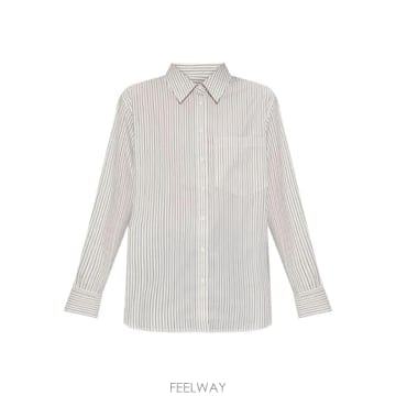 당일배송 쟈딕앤볼테르 스트라이프 핀 커프 셔츠
