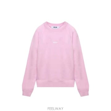 당일배송 엠에스지엠 로고 프린트 스웨트셔츠