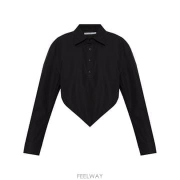 당일배송 알렉산더왕 포인티드 오가닉 코튼 셔츠