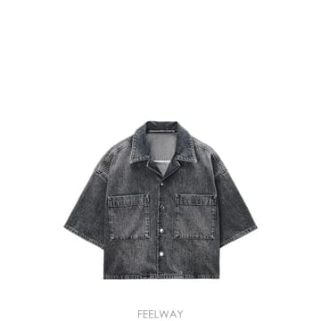 당일배송 알렉산더왕 크롭 포켓 셔츠