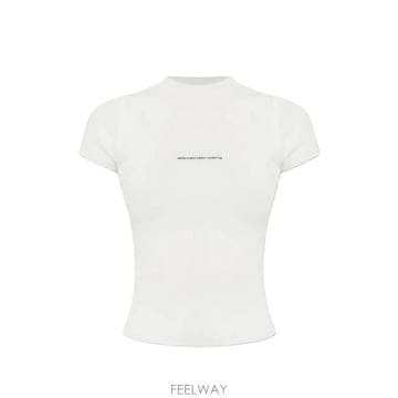 당일배송 알렉산더왕 자카드 로고 반소매 티셔츠