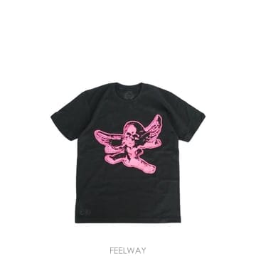 ũ 크롬하츠 그래픽 프린트 티셔츠
