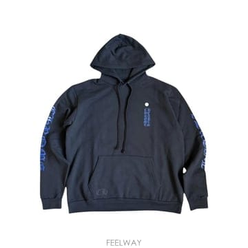 ũ 크롬하츠 버티컬 로고 후드티