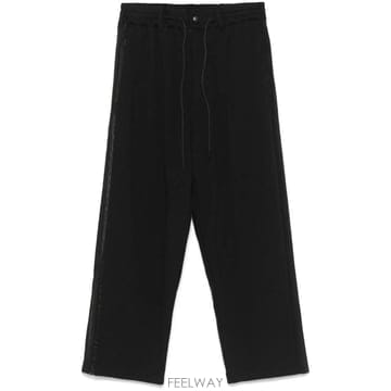 당일배송 요지야마모토 스트라이프 트랙팬츠