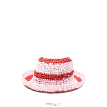 바버 스트라이프 패턴 모자