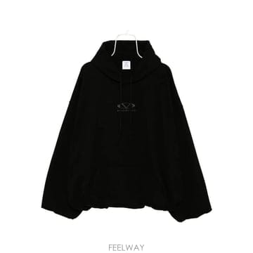 베트멍 타원형 로고 후드티