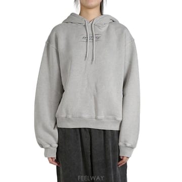 당일배송 알렉산더왕 logo embroidered hoodie
