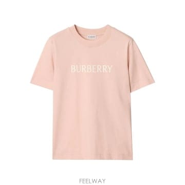 당일배송 버버리 로고 프린트 코튼 티셔츠
