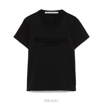 당일배송 알렉산더왕 엠보스드 로고 티셔츠