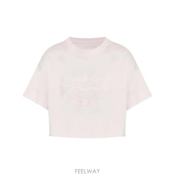 당일배송 지방시 코튼 크롭 티셔츠