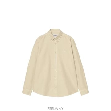 Į 볼튼 버튼다운 카라 셔츠 화이트