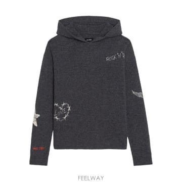 당일배송 쟈딕앤볼테르 마르키즈 자수 후디
