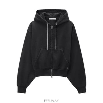 당일배송 알렉산더왕 라인스톤 드로코드 후드 집업