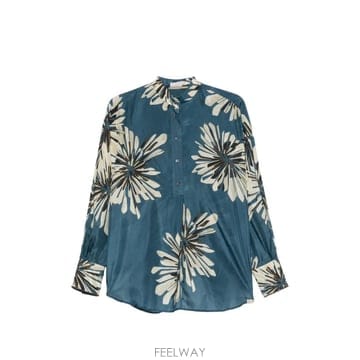 Brunello Cucinelli ���Ϲ�� ���ڷ� ��ġ�ڸ� �÷η� ����Ʈ ����콺���Ϲ�� ���ڷ� ��ġ�ڸ� �÷η� ����Ʈ ����콺