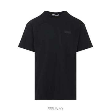 지방시 로고 패치 크루넥 티셔츠
