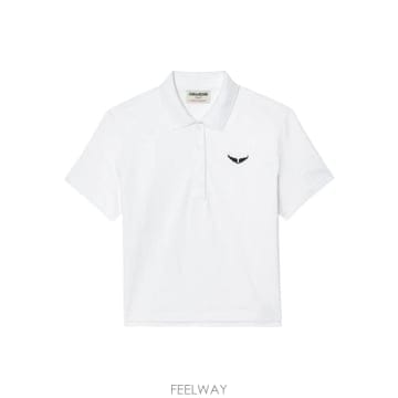 당일배송 쟈딕앤볼테르 미르타 크롭 폴로 셔츠