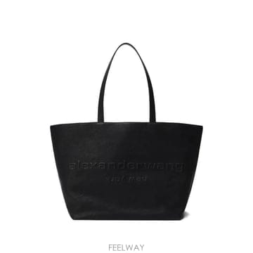 당일배송 알렉산더왕 엠보스드 로고 토트 백