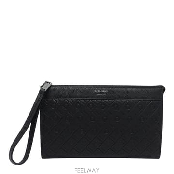 26 F/W 페라가모 모노그램 파우치 795614/241941NERO B0012262977