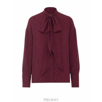 26 F/W 에트로 페이슬리 모티프 & 스카프 실크 믹스 자카드 셔츠 B0012263034