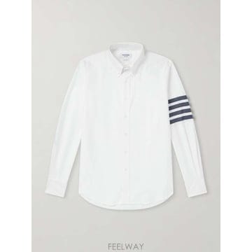 톰 브라운 스트라이프 코튼 셔츠 MWL272A-F1211 B0082119555