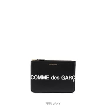 꼼데가르송 로고 레더 파우치 SA5100HL1 B0711867042