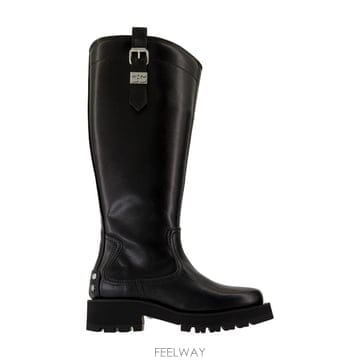 25 F/W 가니 스터드 부츠 GANNI 신세틱 블랙 S3022-09 B0731723614