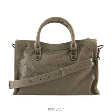 24 F/W 발렌시아가 르 시티 스몰 지갑 발렌시아가 레더 그린 81 B0731450872