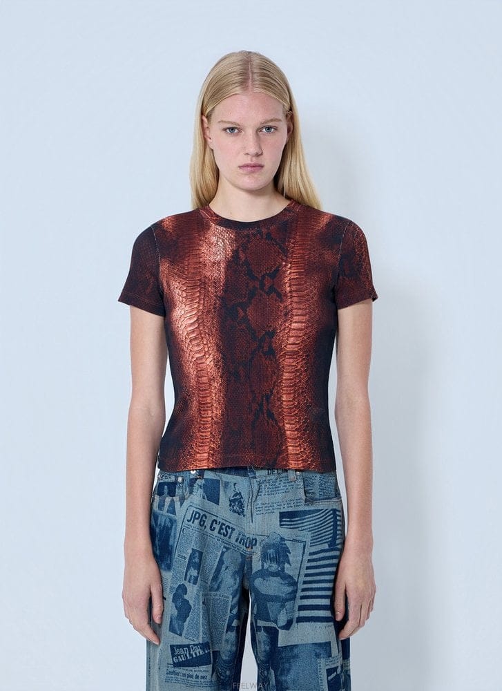 Jean Paul Gaultier 26 S/S �� �� ��Ƽ�� ��ư ����� ������ ����Ʈ Ƽ���� 26/0 B011202892826 S/S �� �� ��Ƽ�� ��ư ����� ������ ����Ʈ Ƽ���� 2