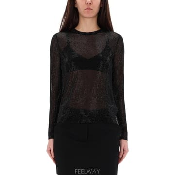 25 F/W 마이클 코어스 탑 WITH RHINESTONES MF56 B0041866066