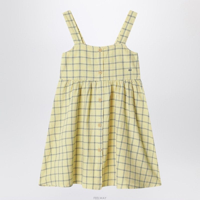 BOBO CHOSES 26 S/S �������� ���ο� �巹�� WITH üũ ���� (KIDS ) B005195189426 S/S �������� ���ο� �巹�� WITH üũ ���� (KIDS ) B