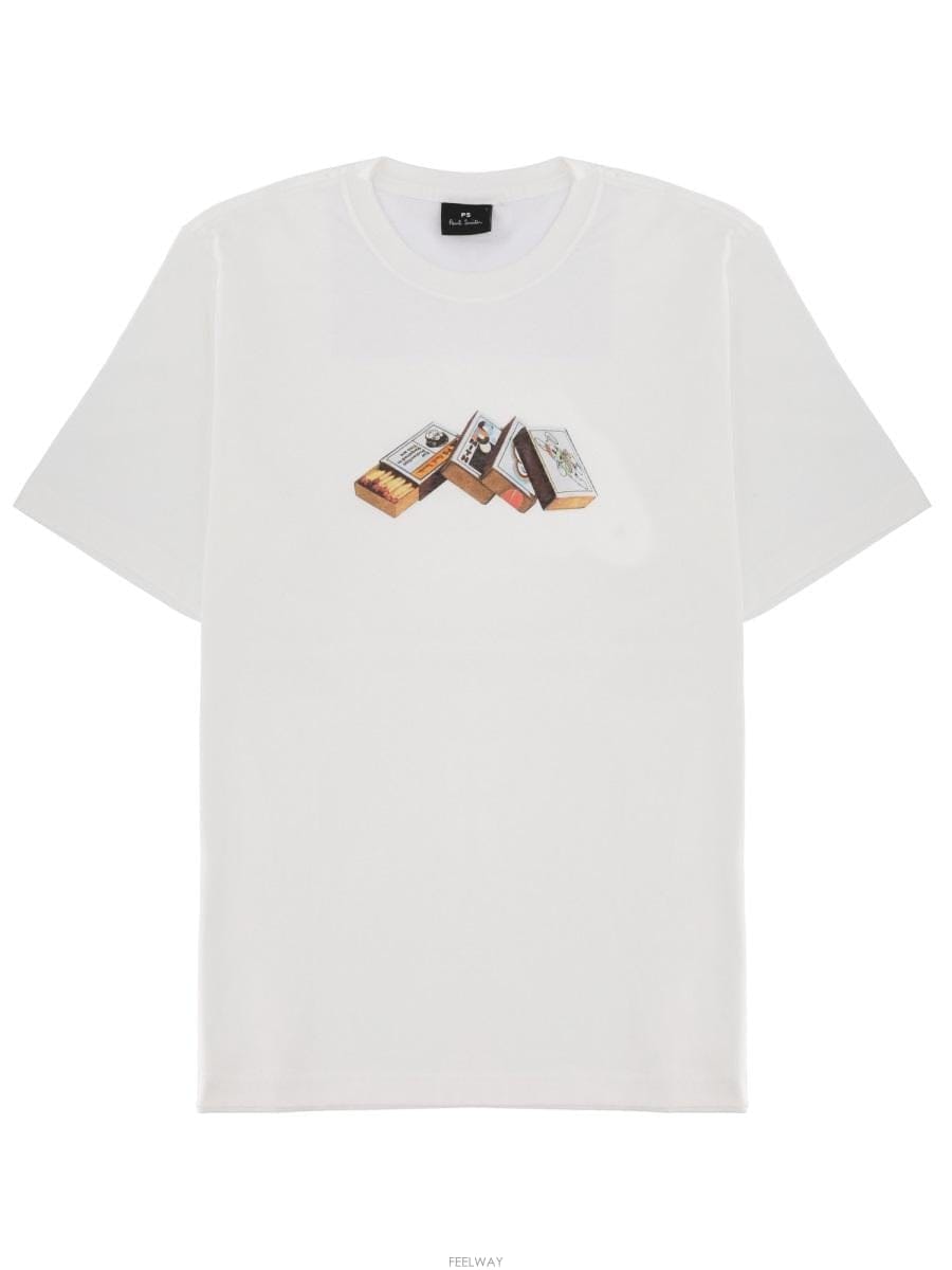 Paul Smith 26 S/S �� ���̽� MATCHBOXES Ƽ���� M2R-011R-V B004191604526 S/S �� ���̽� MATCHBOXES Ƽ���� M2R-011R-V B0041916