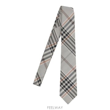 버버리 체크 실크 타이