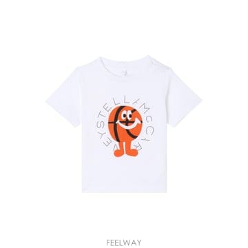 26 S/S 스텔라 맥카트니 바스켓볼 로고 티셔츠 (KIDS 상품)  B0041916079