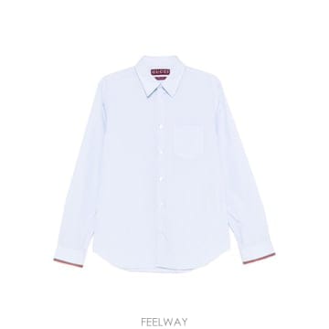 구찌 스트라이프 코튼 셔츠 852707ZAS5W4305 B0711885320