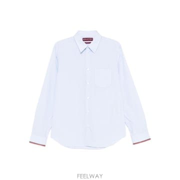 구찌 스트라이프 코튼 셔츠 852707ZAS5W4305 B0711885320