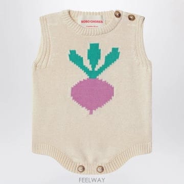 26 S/S 보보쇼즈 RADISH ROMPER 인 코튼 니트 (KID B0051951902