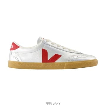 25 F/W 베자 VOLLEY 스니커즈 베자 레더 실버 VO20208 B0731723964
