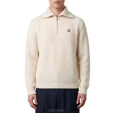 26 F/W 몽클레어 리브드 울 터틀넥 WITH 로고 L20919F0 B0022262840