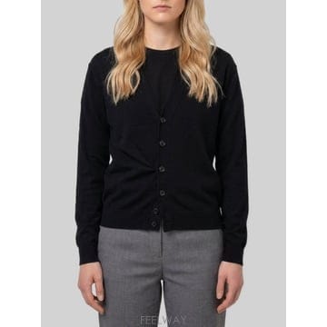 26 F/W 르메르 블랙 트위스트 가디건 PO0052LK1063BK9 B0022263369