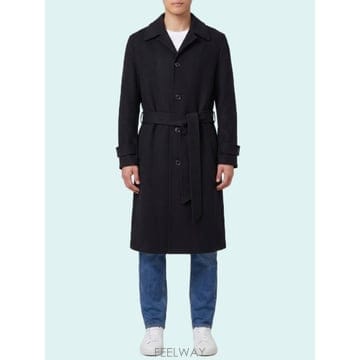 26 F/W 라르디니 싱글브레스트 버진 울 & 캐시미어 코트 AC23 B0022263371