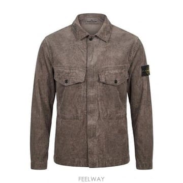 스톤 아일랜드 코듀로이 가먼트 다이 테라 셔츠 L2S15120002 B0172263431
