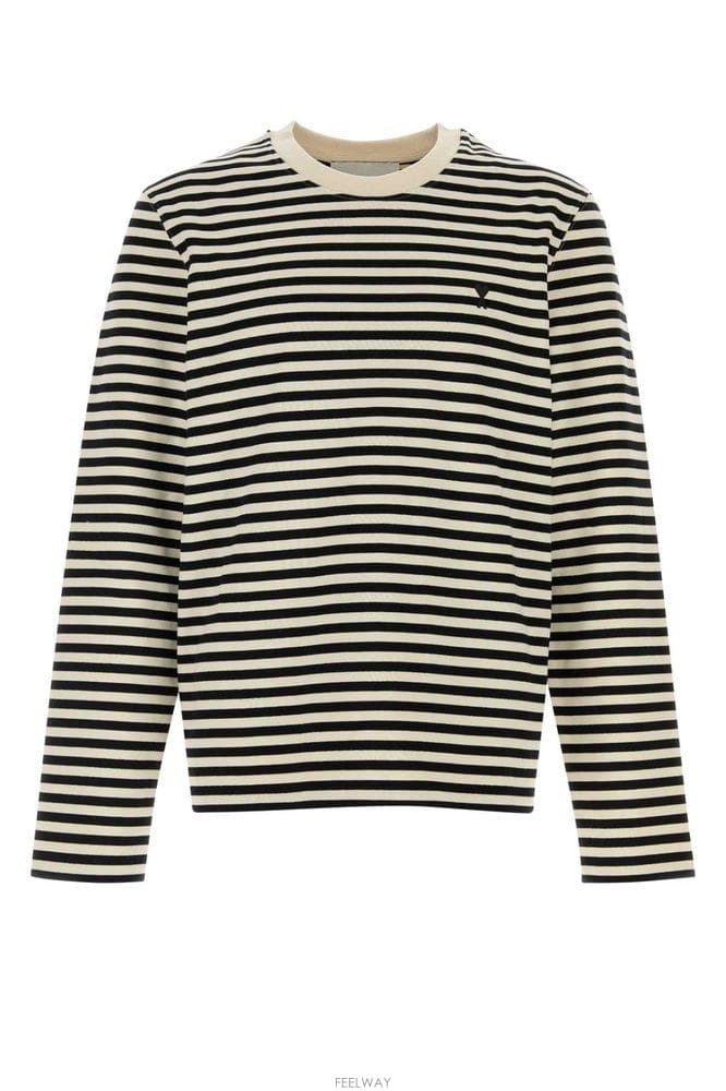 Ami �ƹ� LONGSLEEVESSTRIPEDTSHIRTWITHBLACKA B0442259634�ƹ� LONGSLEEVESSTRIPEDTSHIRTWITHBLACKA B0442259634