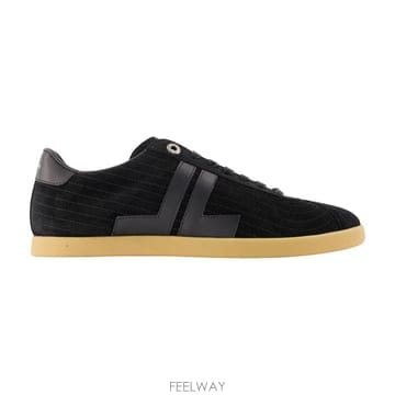 26 F/W 랑방 GLEN 스니커즈 LANVIN 레더 블랙 FU-SK B0732251000