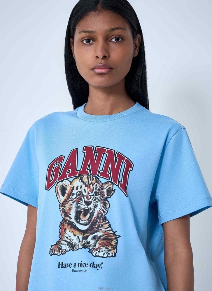 GANNI 26 S/S ���� �ΰ� ��Ƽ�� Ƽ���� T4007 745 B011189366326 S/S ���� �ΰ� ��Ƽ�� Ƽ���� T4007 745 B0111893663