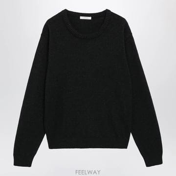 26 F/W 르메르 COAL 알파카 울 블렌드 크루 넥 스웨터 PO0 B0052263523