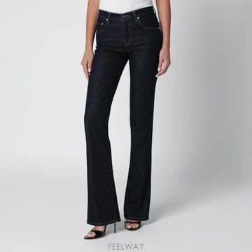 26 F/W 하이쿠레 다크 블루 진 WITH 슬릿 HEW03397DS B0052263539