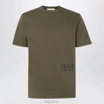 26 F/W 펜디 그린 코튼 티셔츠 FY1370B19Q-F0QQ4 B0052263557