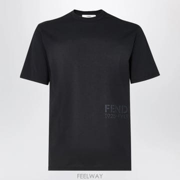26 F/W 펜디 블랙 코튼 티셔츠 FY1370B19Q-F043Y B0052263559
