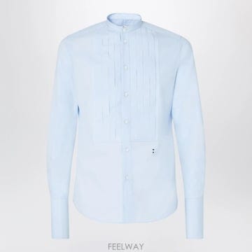 26 F/W 펜디 라이트 블루 포플린 셔츠 FS1377AMVL-F0Q B0052263570